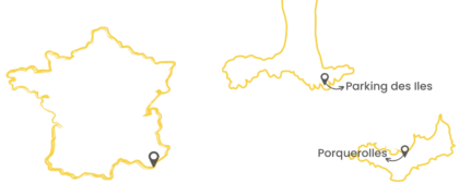 Visit Porquerolles 4 carte parking iles france